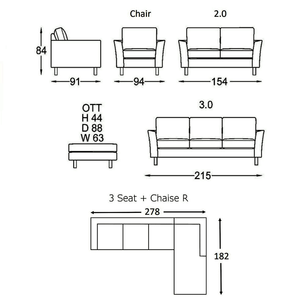 Moran Furniture Oslo Chair Fabric
