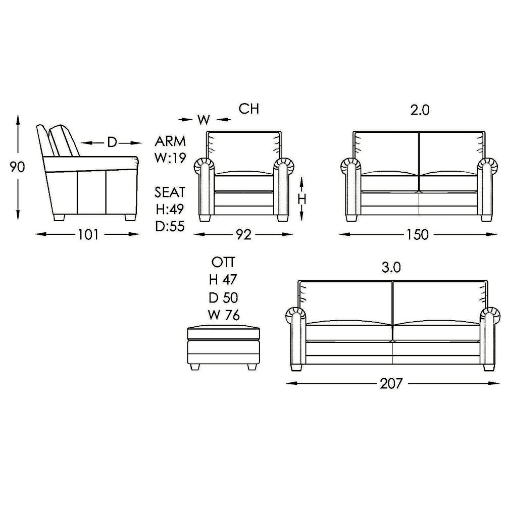 Moran Furniture Ritz Chair - Aus-Furniture