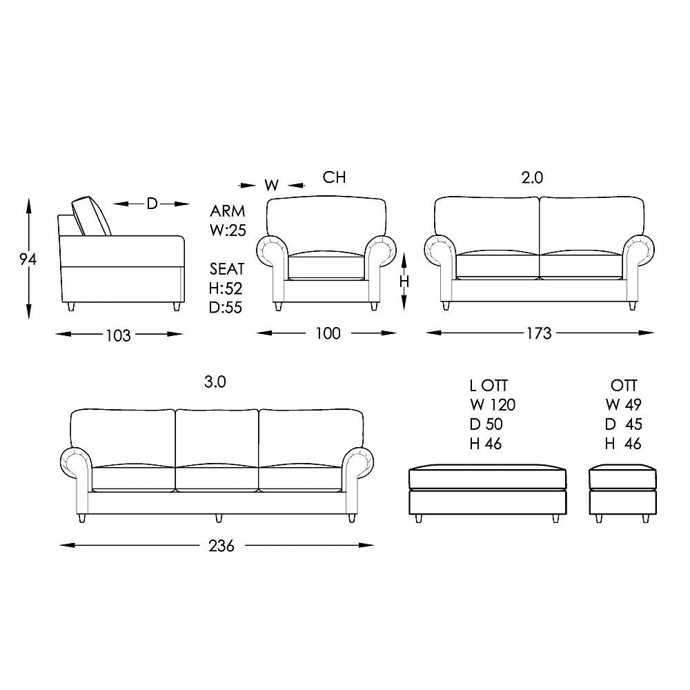 Moran Furniture Vienna Chair Fabric