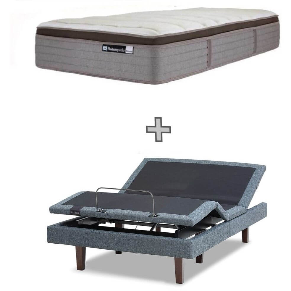 Sealy Posturematic Energise Adjustable King Single Base 2 Motor + Massage + Elevate Medium