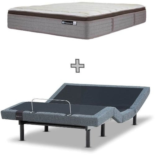 Sealy Posturematic Inspire Adjustable Double Base 2 Motor + Elevate Medium
