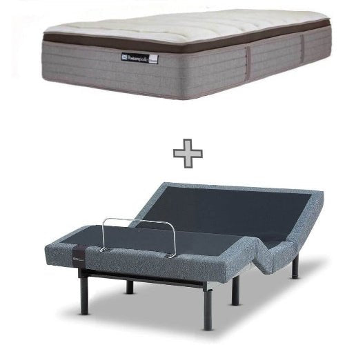 Sealy Posturematic Inspire Adjustable King Single Base 2 Motor + Elevate Medium