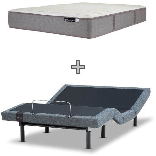 Sealy Posturematic Inspire Adjustable Queen Base 2 Motor + Elevate Firm