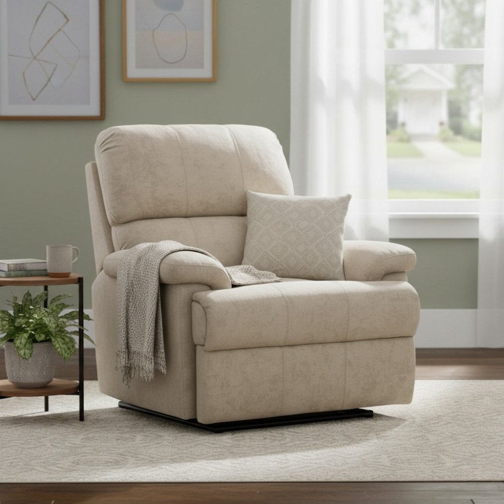 Moran Furniture Cloud Recliner - Lovely Marble