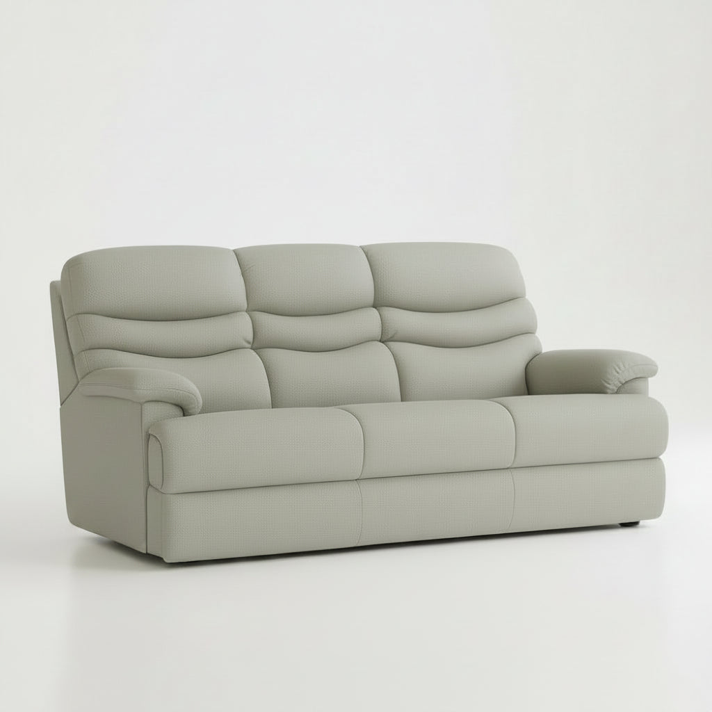 La - Z - Boy Cortland 3 Seat Sofa in Pacifico Light Grey - Clearance Item