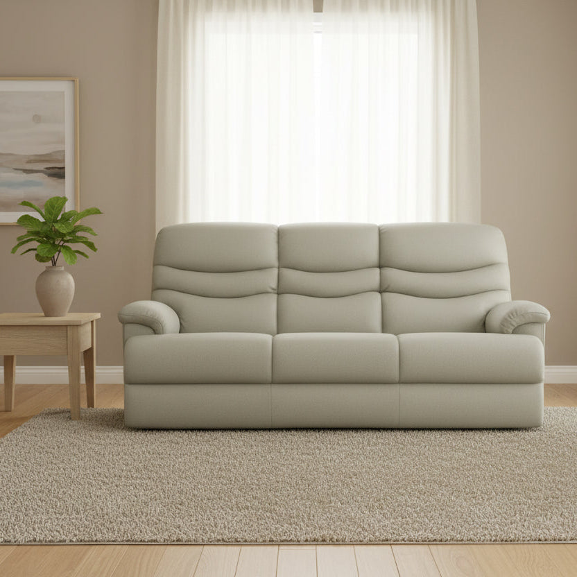 La - Z - Boy Cortland 3 Seat Sofa in Pacifico Light Grey - Clearance Item
