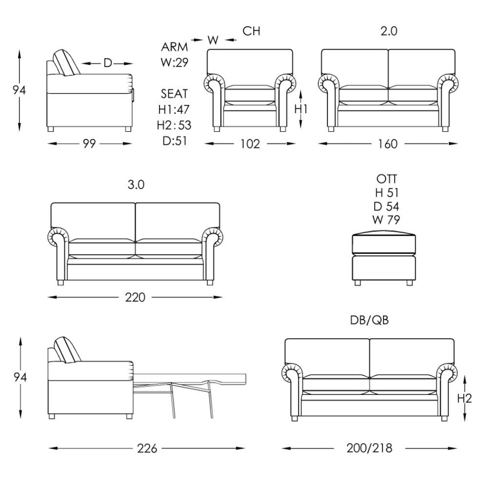 Moran Furniture Dartford Sofa Bed