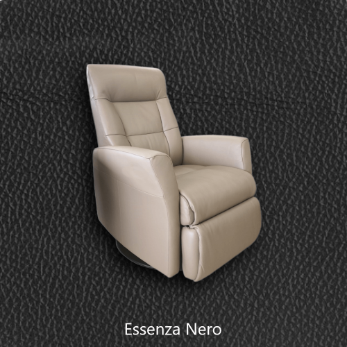 La-Z-Boy Finn Large Recliner - Essenza Nero Leather - Clearance Item