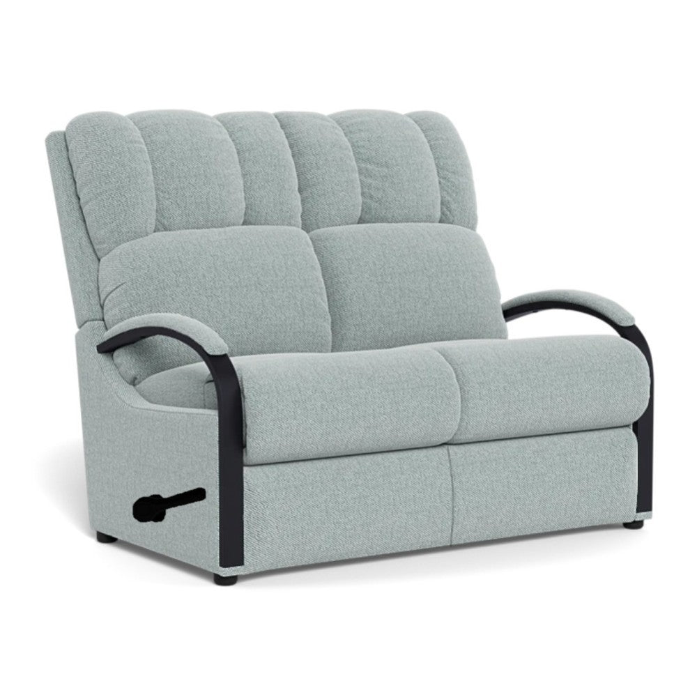 La - Z - Boy Harbortown Sofa - Black Manual Recline