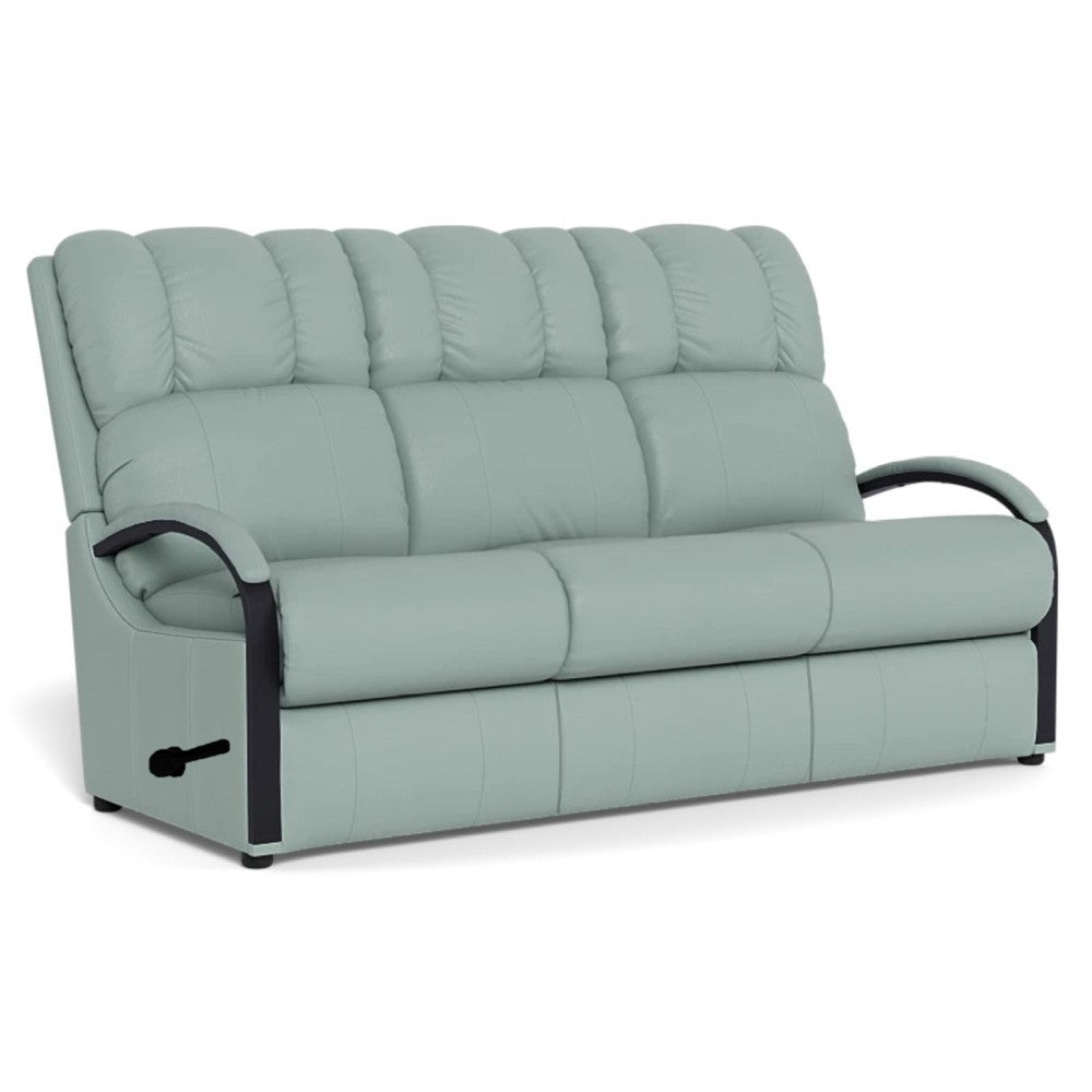 La - Z - Boy Harbortown Sofa - Black Manual Recline