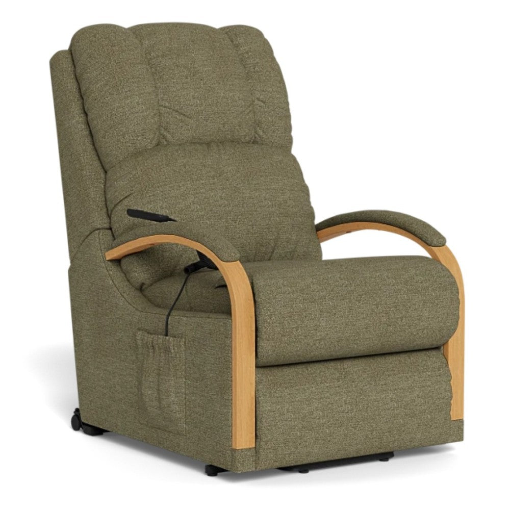 La - Z - Boy Harbortown Bronze Lift Chair - Oak Extra Large