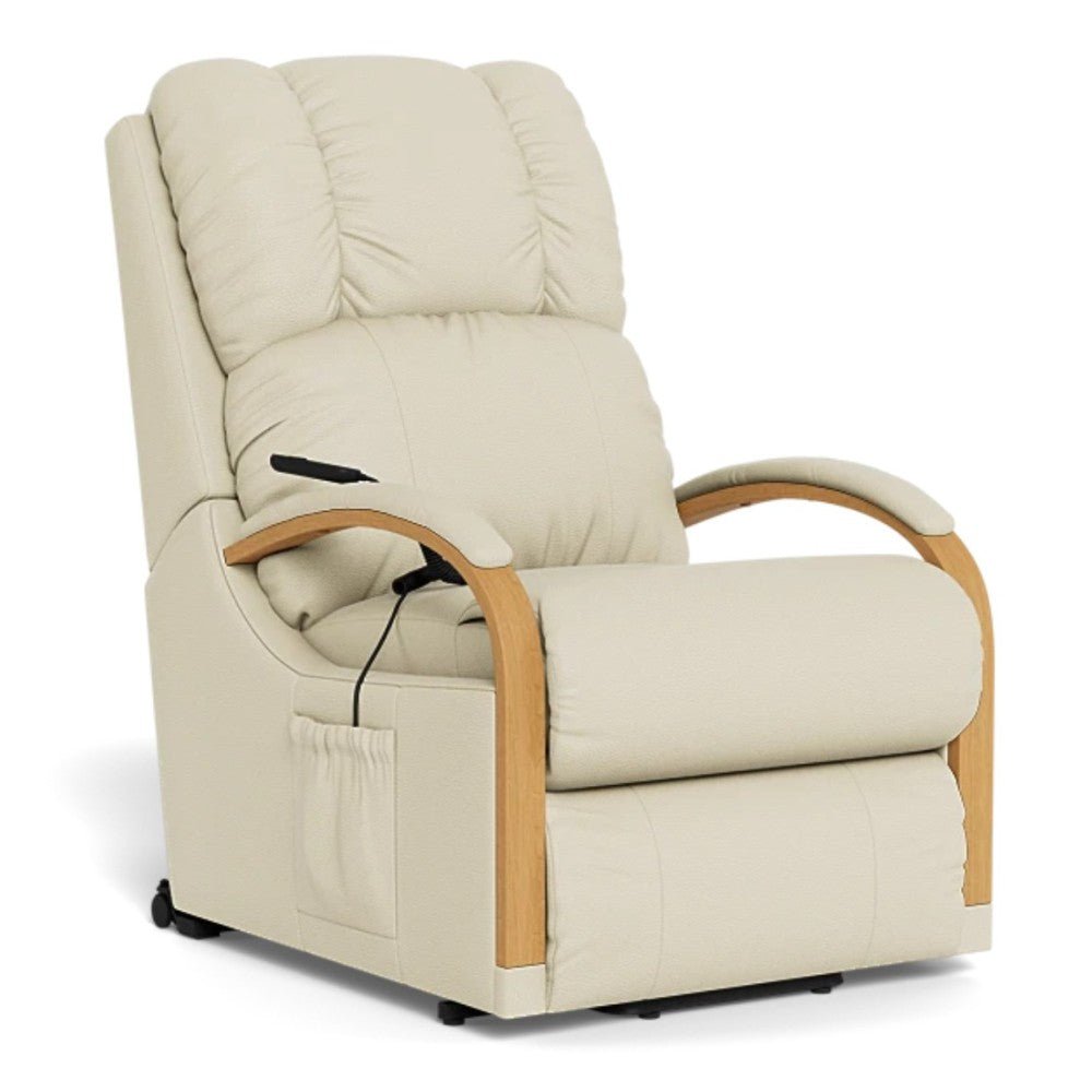 La - Z - Boy Harbortown Bronze Lift Chair - Oak Extra Large