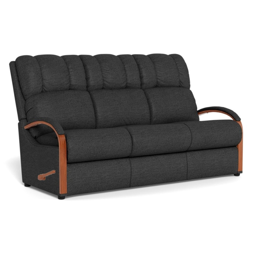 La - Z - Boy Harbortown Sofa - Mahogany Manual Recline