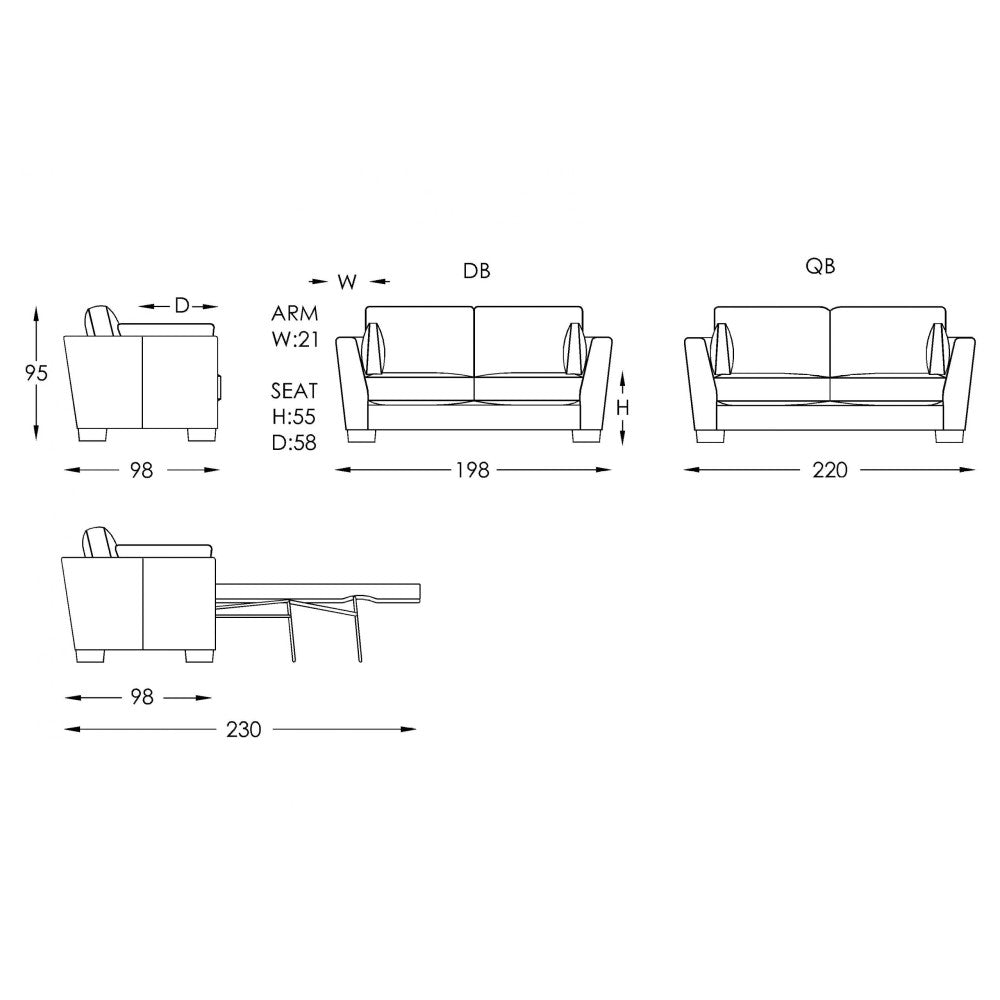 Moran Furniture Mika Sofa Bed