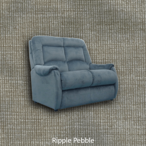 La-Z-Boy Serenity 2 Seater - Ripple Pebble Fabric - Clearance Item
