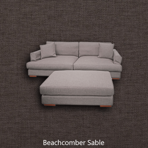 Moran Treviso 3 Seater - Beachcomber Sable Fabric - Clearance Item