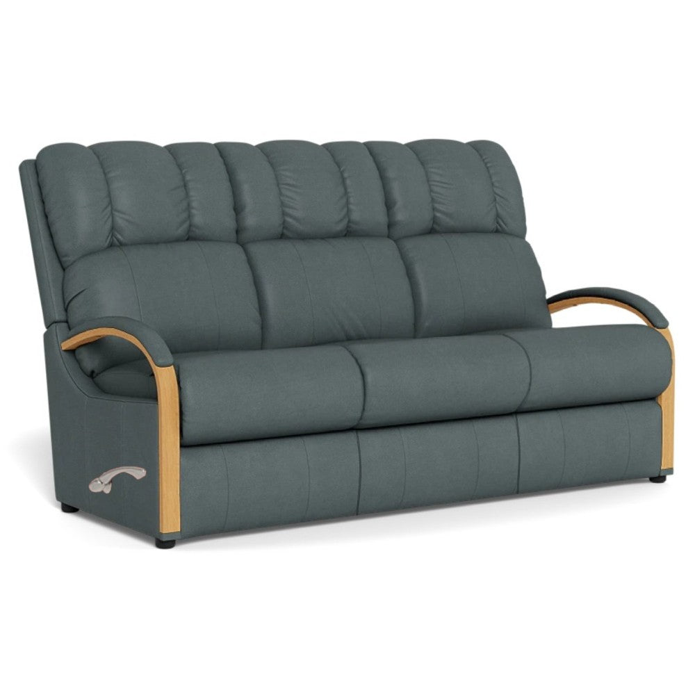 La - Z - Boy Harbortown Sofa - Oak Manual Recline