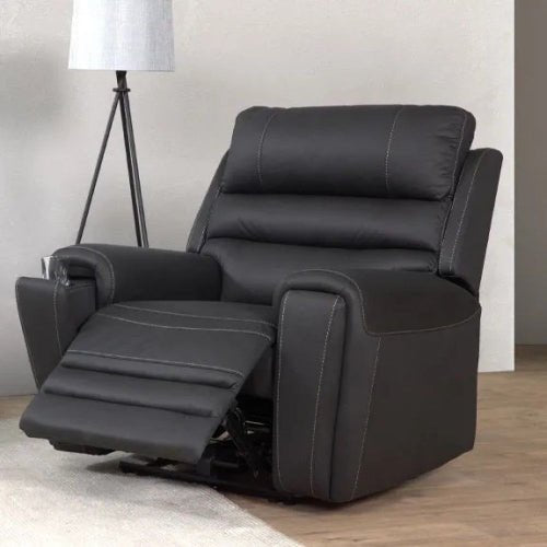 Furniture Zone Portofino Recliner - Jet - Aus-Furniture