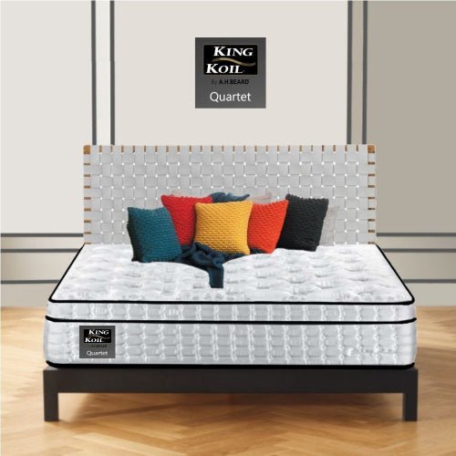 King Koil Quartet Plush Double Mattress - Aus-Furniture