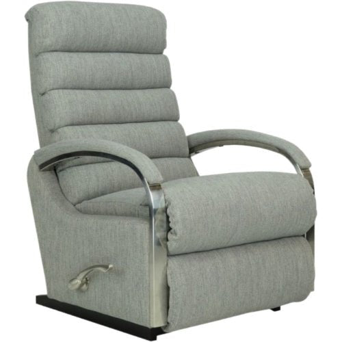 La - Z - Boy Anika Recliner Chrome Lever Fabric from