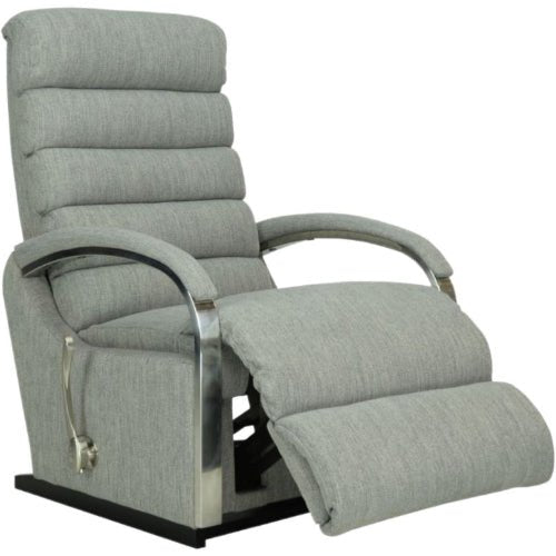 La - Z - Boy Anika Recliner Chrome Lever Fabric from