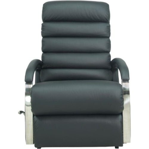 La - Z - Boy Anika Recliner Chrome Lever + Manual Headrest Fabric from