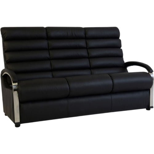 La - Z - Boy Anika Sofa Chrome No Recline Fabric from