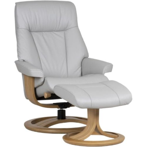 La - Z - Boy Atlanta Large Nordic Recliner PushBack + Man. Headrest Fabric from