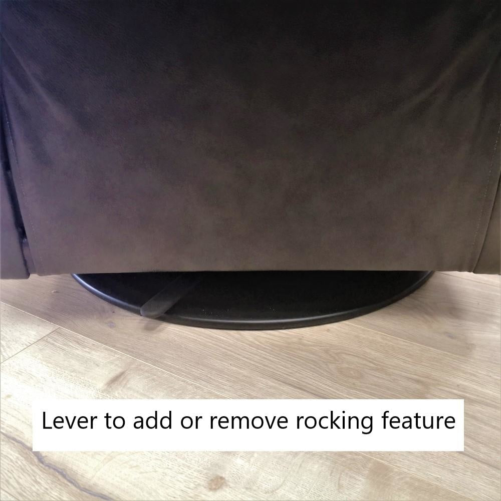 La - Z - Boy Finn Large Nordic Recliner Lever + Man. Headrest Fabric from