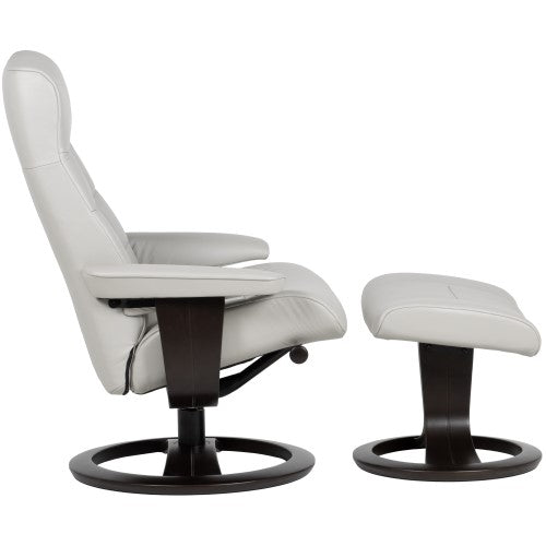 La - Z - Boy Tampa Large Nordic Recliner PushBack + Man. Headrest Fabric from