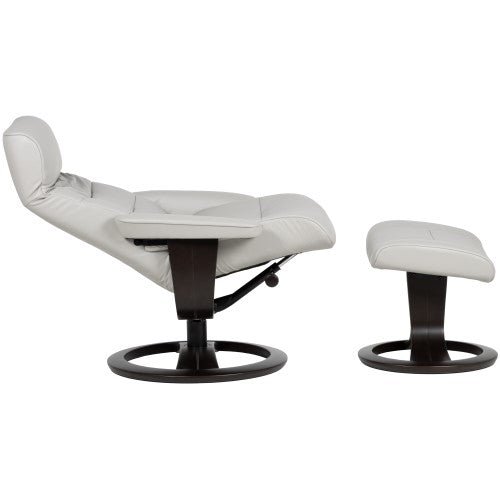 La - Z - Boy Tampa Large Nordic Recliner PushBack + Man. Headrest Fabric from