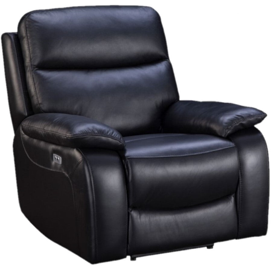 La-Z-Boy Taylor Power Recliner - Milan Oat Leather - Clearance Item - Aus-Furniture