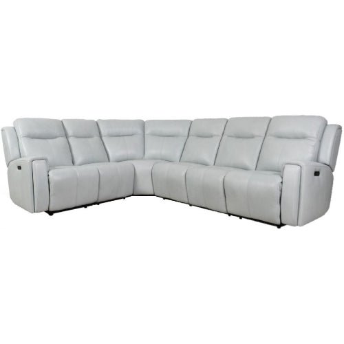 La - Z - Boy United Power Recline Modular Power Glide + Headrest Fabric from