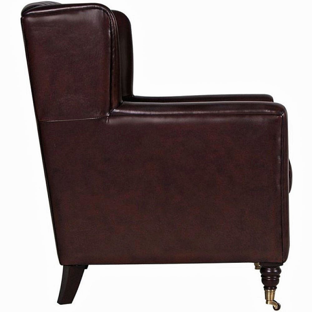 Moran Bugatti Wingback Accent Chair Fabric