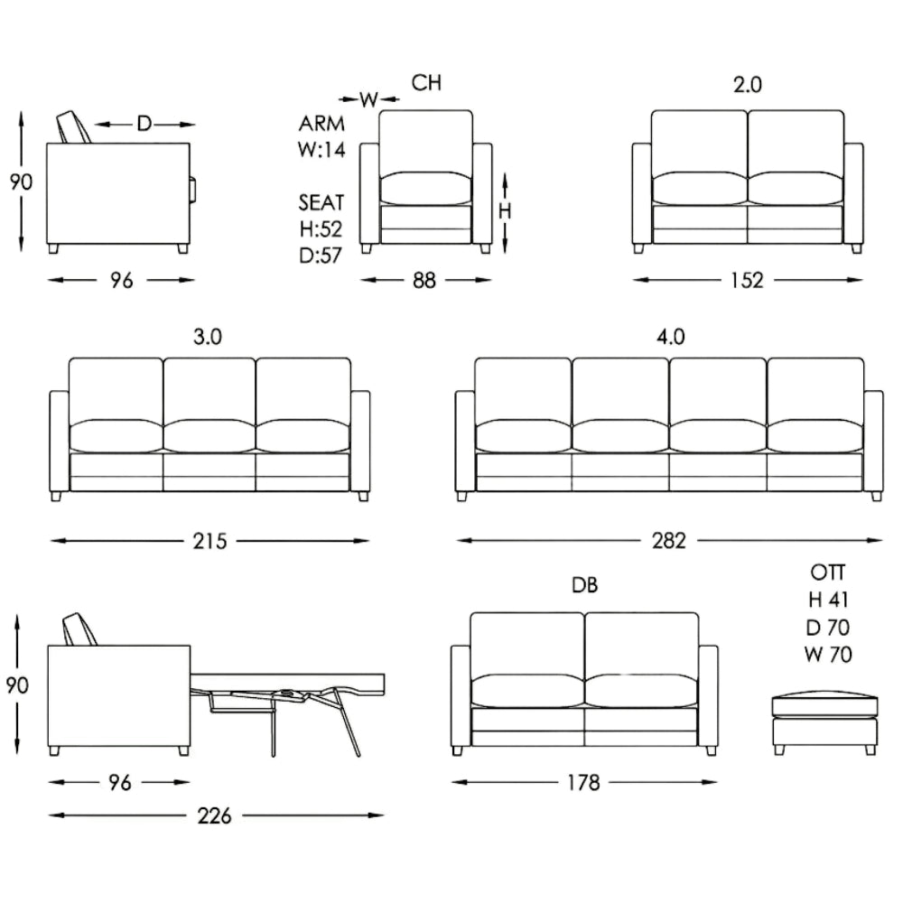 Moran Furniture Brubeck Sofa Fabric