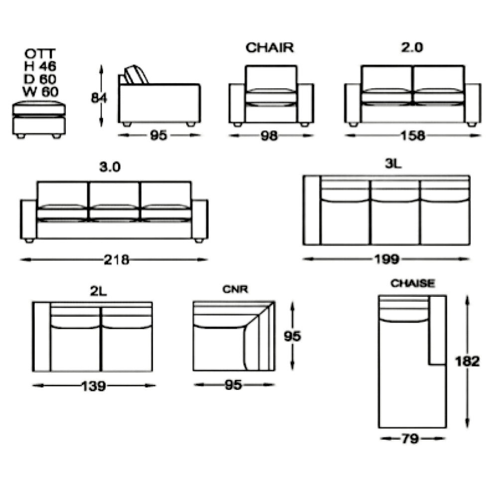 Moran Furniture Carlo Sofa - Aus-Furniture