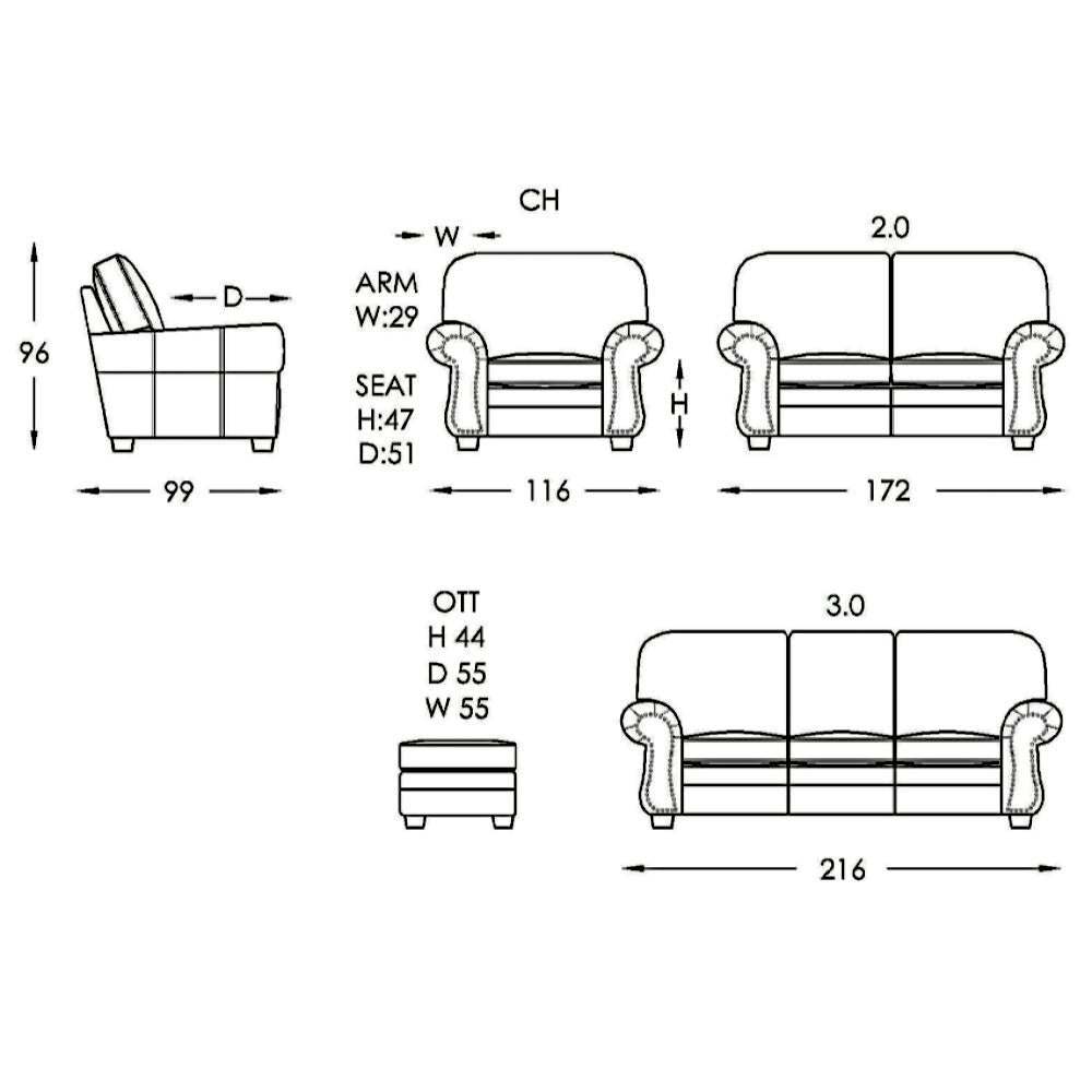 Moran Furniture Dorchester Sofa Fabric from