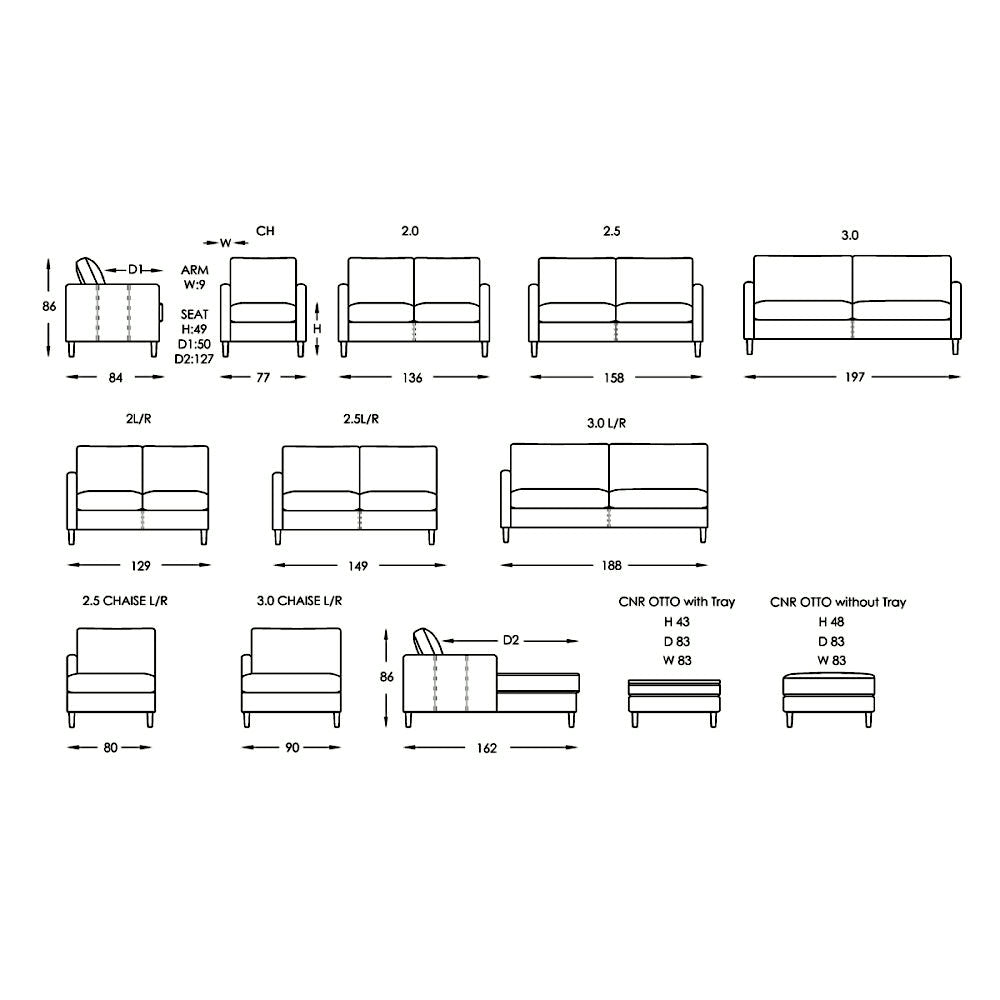 Moran Furniture Omaha Sofa - Aus-Furniture