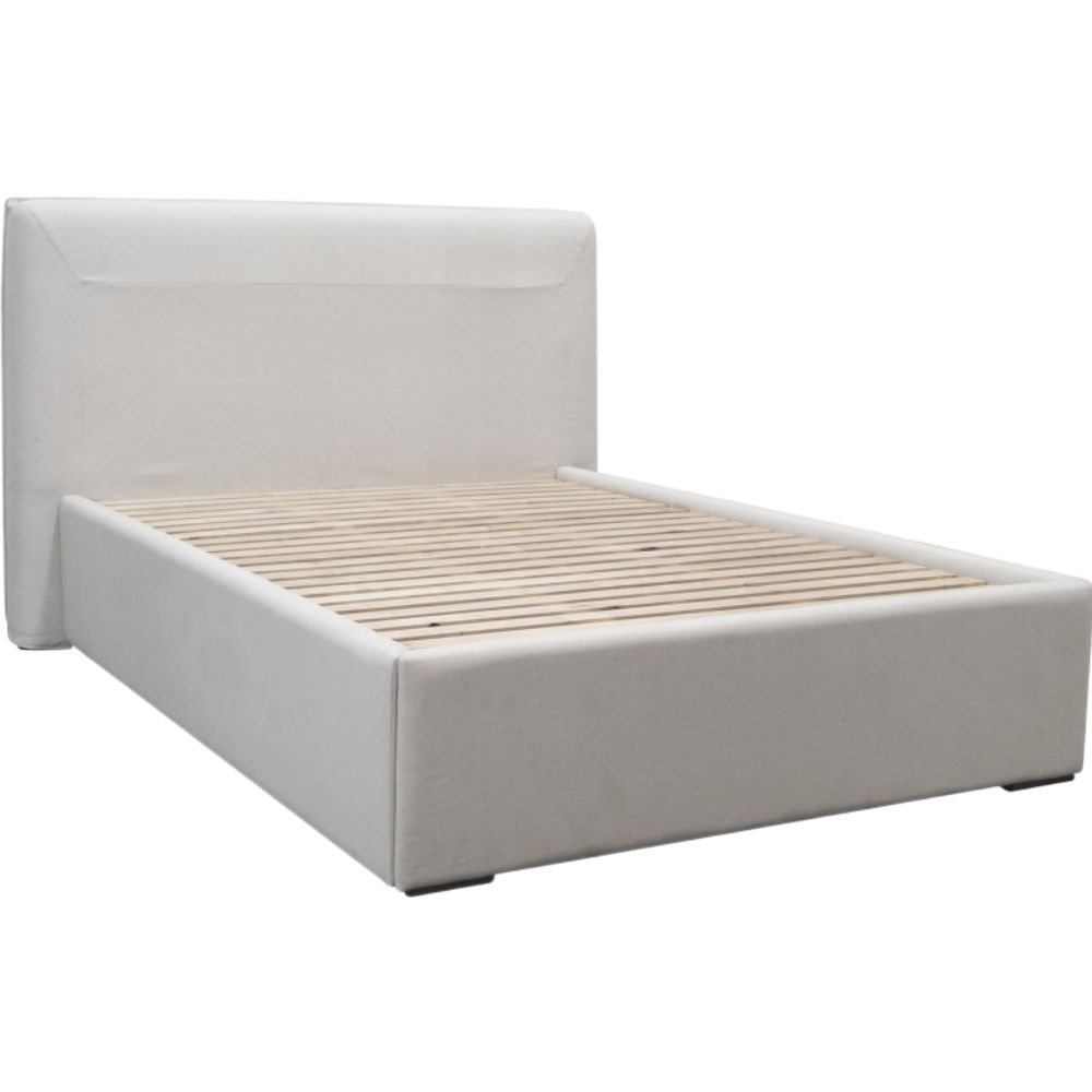 Moran Furniture Ora Bed Head Bedhead + Case + Slats Fabric