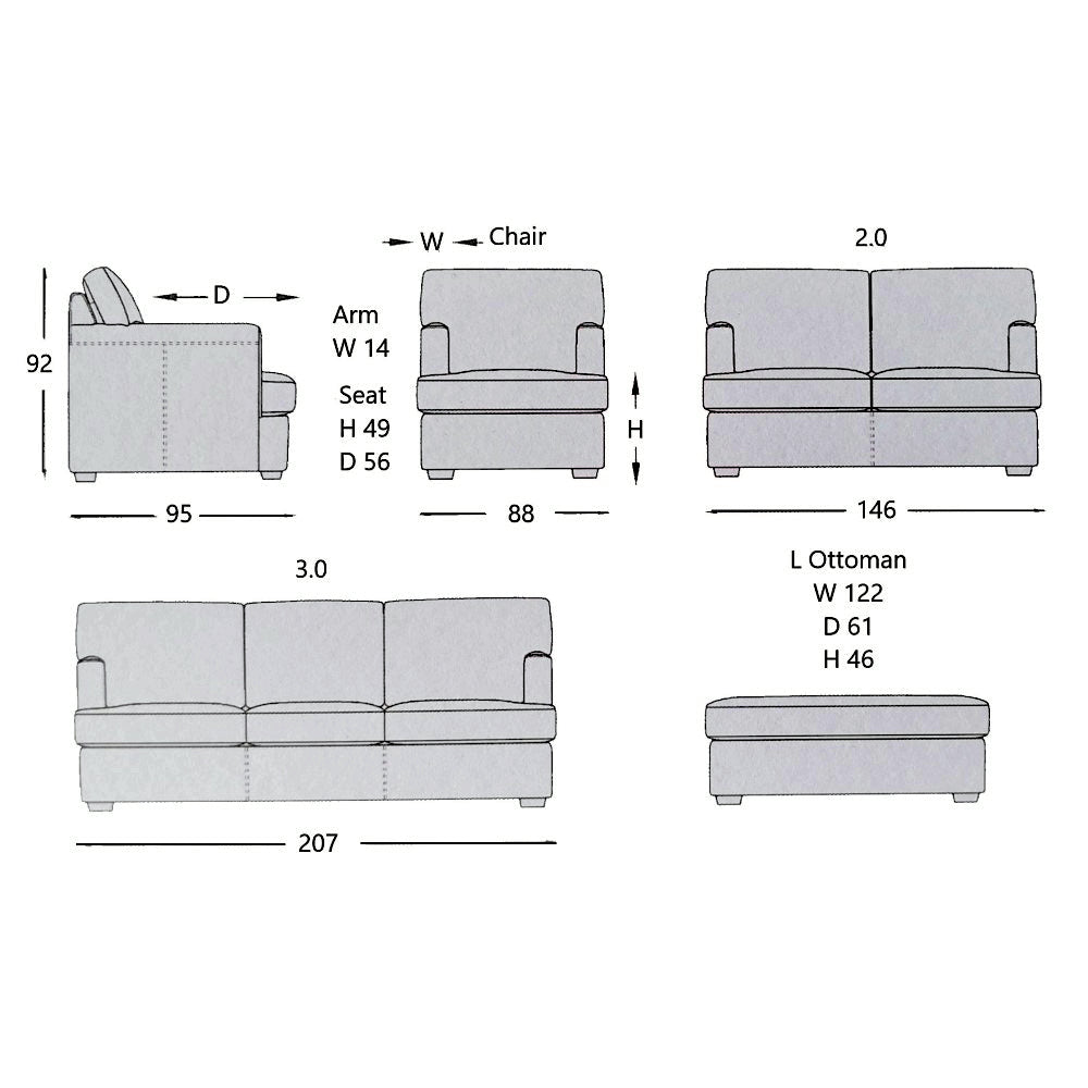 Moran Furniture Orlando Sofa - Aus-Furniture