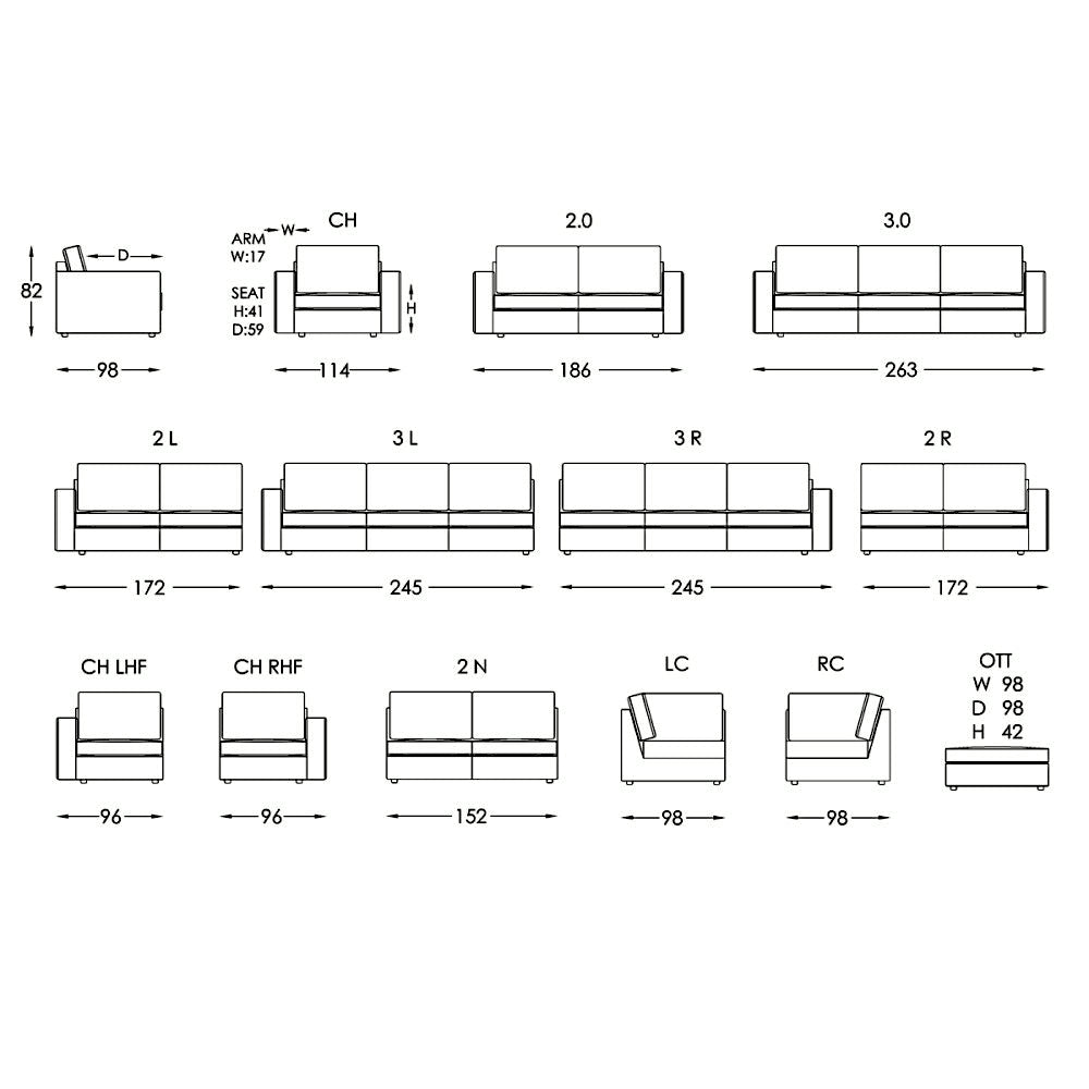 Moran Furniture Ryde Chair Fabric