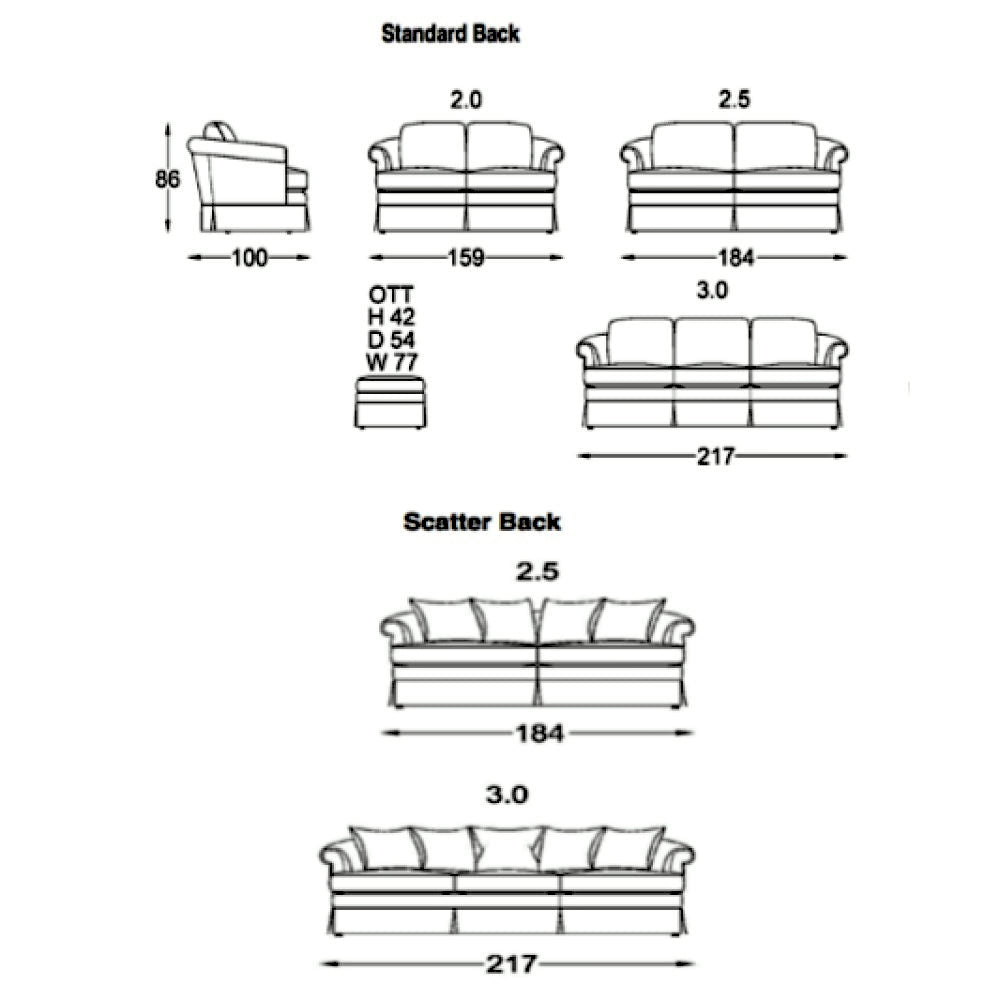 Moran Furniture Salisbury Standard Sofa - Aus-Furniture