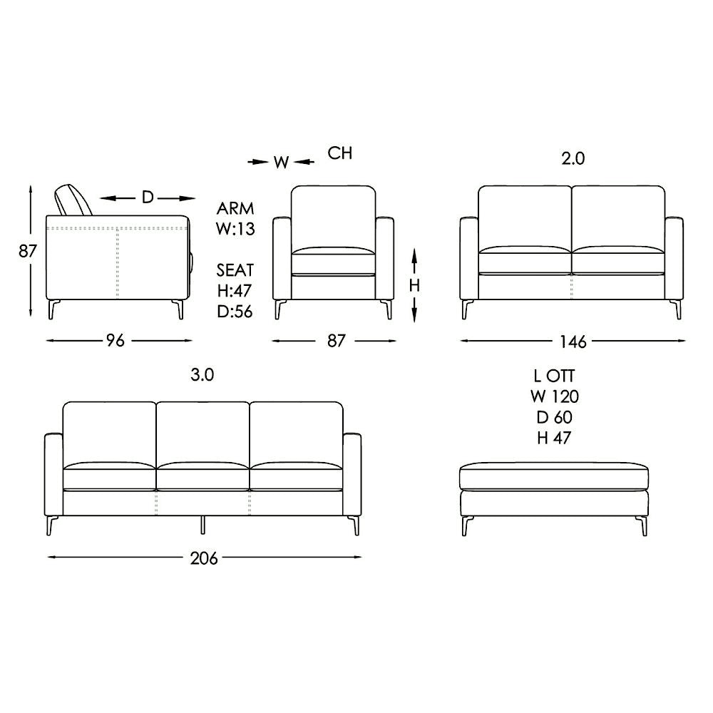 Moran Furniture Toronto Sofa - Aus-Furniture