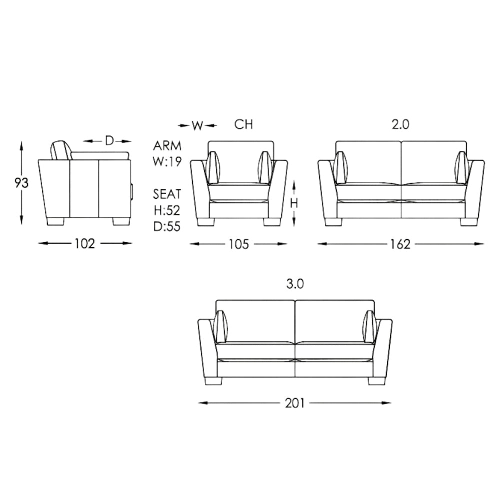 Moran Furniture Zen Sofa - Aus-Furniture