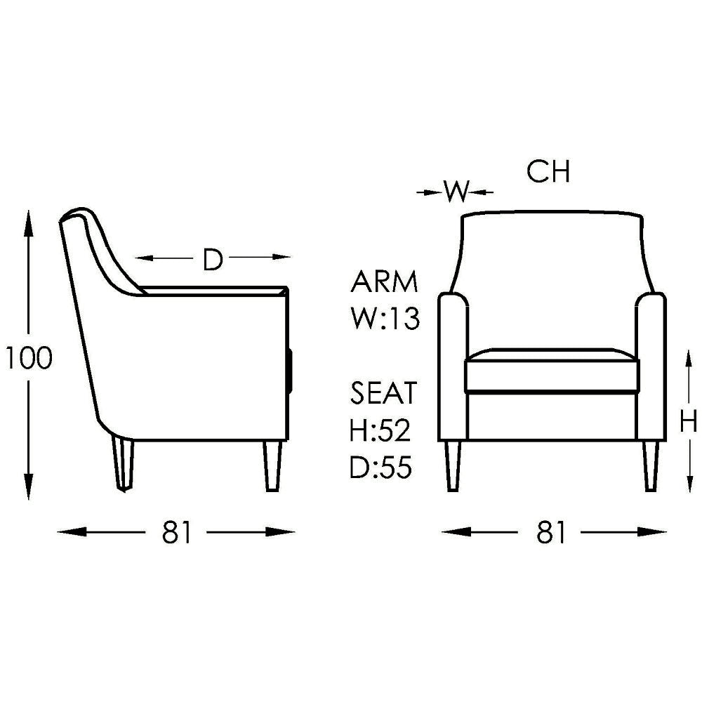 Moran Jimmy Accent Chair - Aus-Furniture