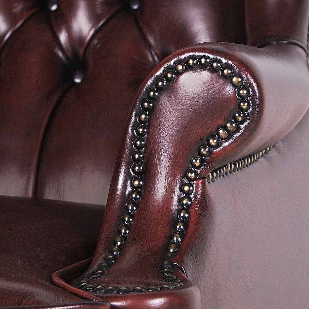 Moran Romsey Wingback Accent Chair Fabric