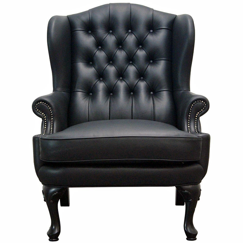 Moran Romsey Wingback Accent Chair Fabric