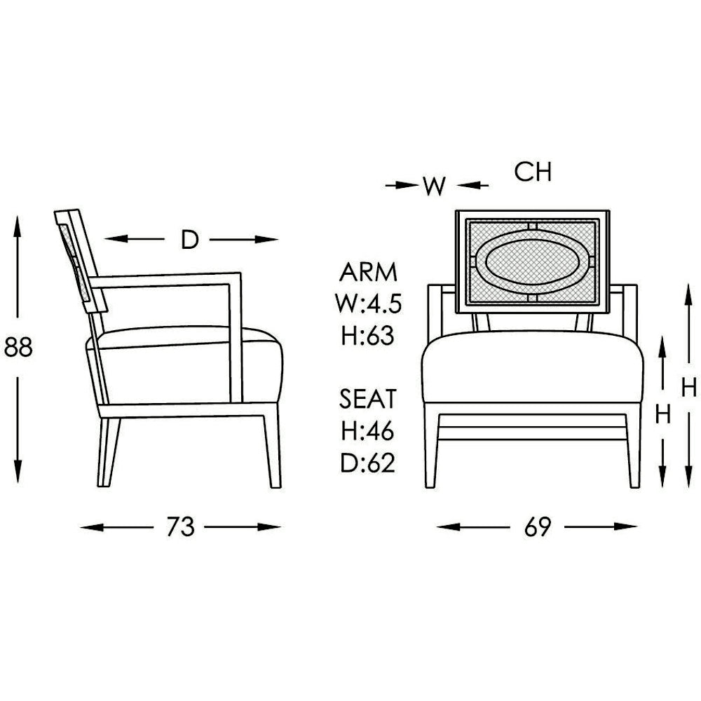 Moran Salon Accent Chair - Aus-Furniture